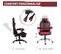 Fauteuil De Bureau Gaming Bruce Rouge Et Noir