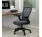 Chaise De Bureau Rebecca Noir Anthracite