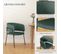 Lot De 2 Chaises Shirine Design Vert