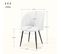 Lot De 2 Chaises Design Nikola Noir Et Blanc