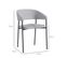 Lot De 2 Chaises Design Claudio Noires Et Grises