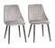 Lot De 2 Chaises Gena Grises