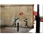 Tableau Jeux De Ballon Interdits, Banksy 60 X 40 Cm Beige