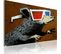 Tableau Rat Avec Des Lunettes 3d Bansky 60 X 40 Cm Marron