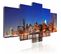 Tableau New York En Gros Plan 100 X 50 Cm Bleu