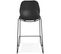 Tabouret De Bar Design Ziggy Mini Black Noir