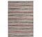 Tapis Fait Main Duarte 110 Natural Rouge 120 X 170 Cm Gris