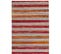 Tapis Fait Main Duarte 210 Natural Rouge 160 X 230 Cm Multicolore