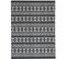 Tapis Extérieur Fait à La Main Ensoleille 210 Black 160 X 230 Cm Noir