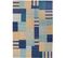 Tapis Fait Main Radical 315 Bleu Multicolore 160 X 230 Cm Bleu