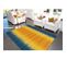 Tapis Tissé Sunset 8070 Gelb Blau 140 X 200 Cm Bleu