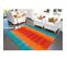 Tapis Tissé Sunset 8070 Orange Blau 140 X 200 Cm Orange