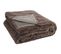 Plaid Marron Polyester 180x130x4cm