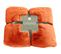 Plaid Orange Polyester 180x130x3cm