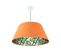 Suspension Tissu Orange 50x50x102cm