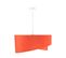 Suspension Tissu Orange 50x50x105cm