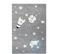 Tapis Enfant Australie Argent Yowah 120 X 170 Cm Gris