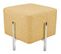 Pouf Métal Jaune H. 43cm