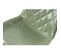 Chaise Design Rembourrée Imitation Cuir Vert Pâle (lot De 2)