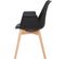 Fauteuil (x2) Bois Noir H. 47,5cm