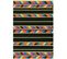 Tapis Artisanat 8053 Multicolore Noir 140 X 200 Cm Noir