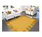 Tapis Joy 4044 Orange 200 X 200 Cm Beige