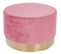 Pouf Banquette Bois Rose H. 43cm