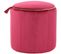 Pouf Tissu Rose H. 42cm