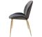 X2 Chaises Charlize Gold Gris