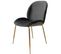 X2 Chaises Charlize Gold Gris