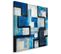 Tableau Abstraction 78 60 X 60 Cm Bleu
