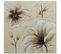 Tableau Fleurs 6 60 X 60 Cm Beige