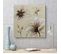 Tableau Fleurs 6 80 X 80 Cm Beige