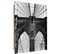 Tableau Bois Pont Brooklyn 80 X 120 Cm Noir