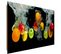 Tableau Bois Fruits Dans L'eau 100 X 70 Cm Noir