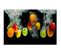 Tableau Bois Fruits Dans L'eau 100 X 70 Cm Noir