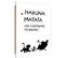 Tableau Bois Hakuna Matata 3 50 X 70 Cm Blanc