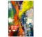 Tableau Bois Abstrait 72 60 X 80 Cm Multicolore