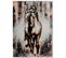 Tableau Bois Un Cheval De Galop 1 60 X 80 Cm Marron