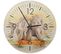 Horloge Angélique Murale Avec Angelots En Contemplation 40 X 40 Cm Beige