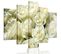 Tableau Roses Blanches 250 X 120 Cm Blanc