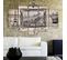 Tableau Bonjour Paris 250 X 120 Cm Beige