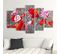 Tableau Coquelicots Rouges 100 X 70 Cm Rouge