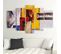 Tableau Chiffres Abstraits 200 X 100 Cm Blanc