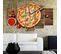 Tableau Pizza Avec Roquette 200 X 100 Cm Marron