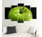 Tableau Pomme Verte 250 X 120 Cm Vert