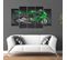 Tableau Une Moto De Sport 250 X 120 Cm Vert