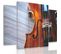 Tableau Violon 300 X 140 Cm Marron