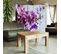 Paravent Cloison De Séparation Fleurs 5 Volets 180 X 180 Cm - 2 Faces R° V° + 360° Violet