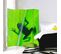 Paravent Décoratif Grenouille Verte Sur Feuille Zen 180 X 180 Cm - 2 Faces R° V° + 360° Vert